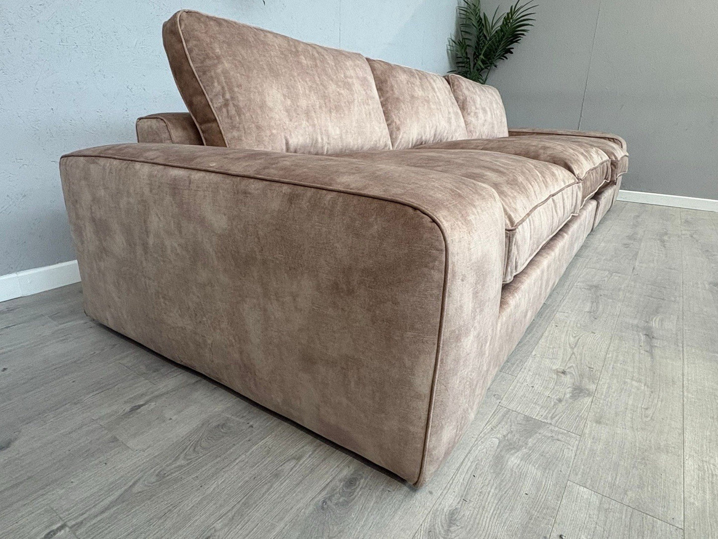 Westbridge SASHA / Sofology CAVALLI Style Grand Extra Large Fabric Sofa, Mink