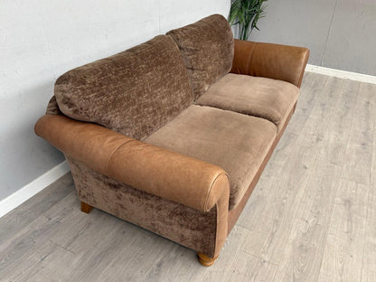 Alexander & James 3 Seater Fabric/Leather Sofa RRP: £2000