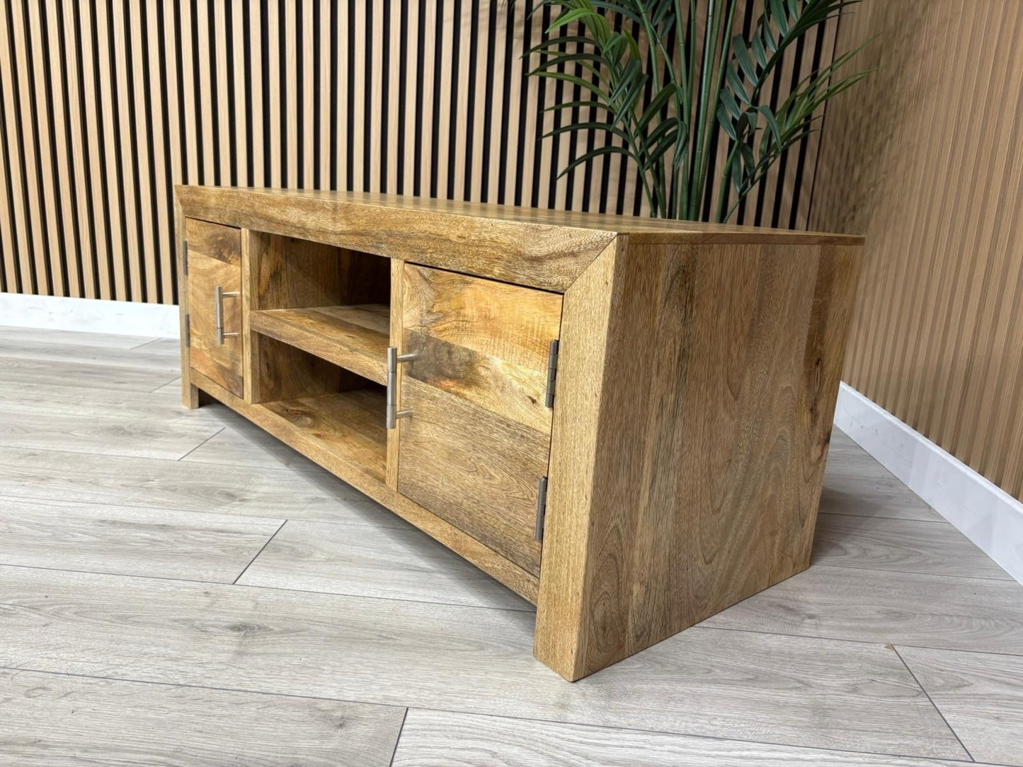 NEXT Sample - Cuba Mango Wood Plasma TV Cabinet - RRP: £895