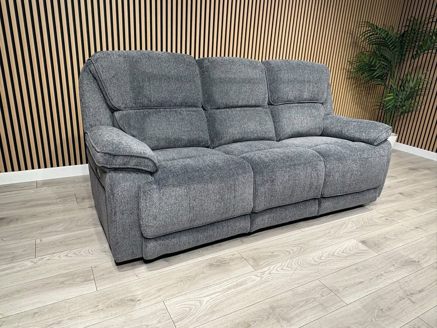 ORLANDO Fabric 3 Seater Power Recliner Sofa - RRP £1799