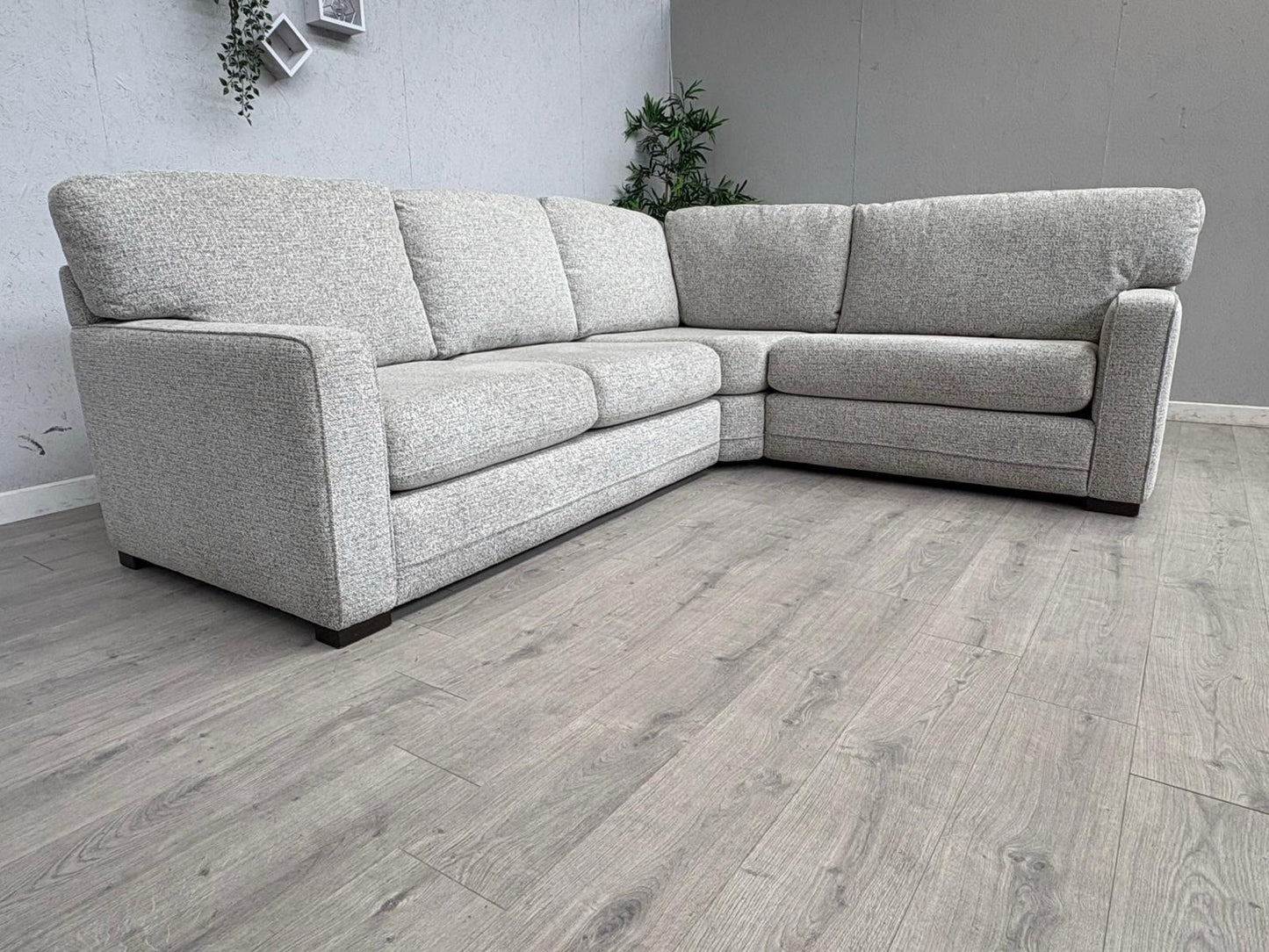 Furniture Village Fabric RHF Corner Sofa - RRP £2,295