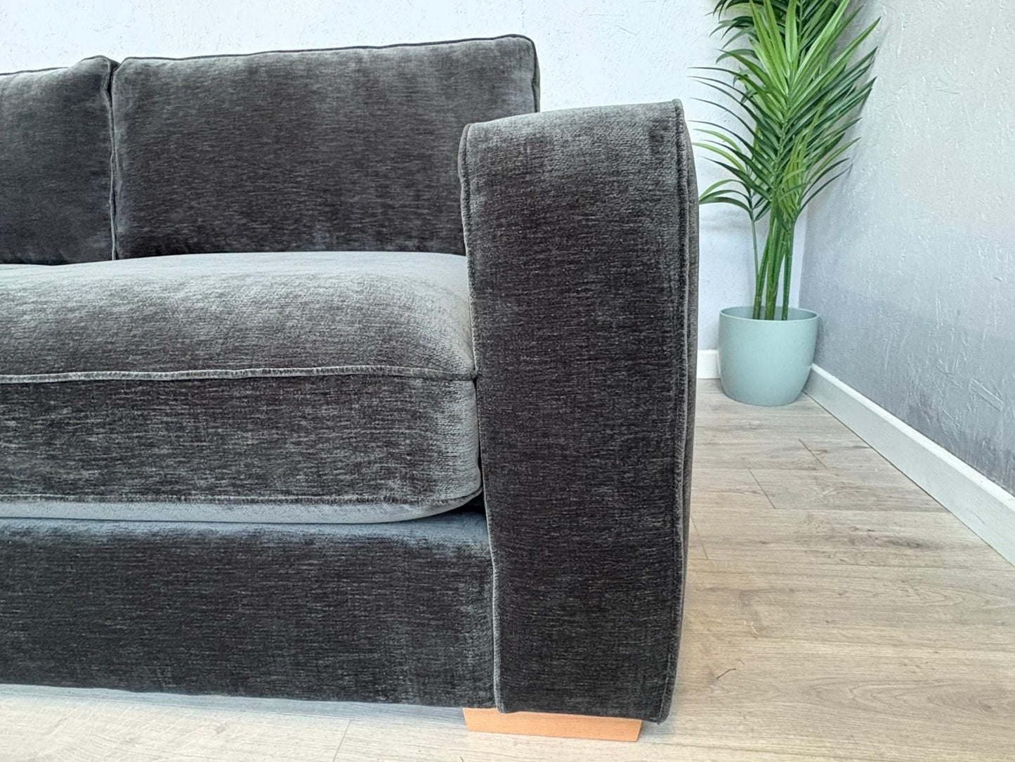 Sofology CAVALLI Fabric Large 3 Seater Sofa, Slate  - RRP £3,499