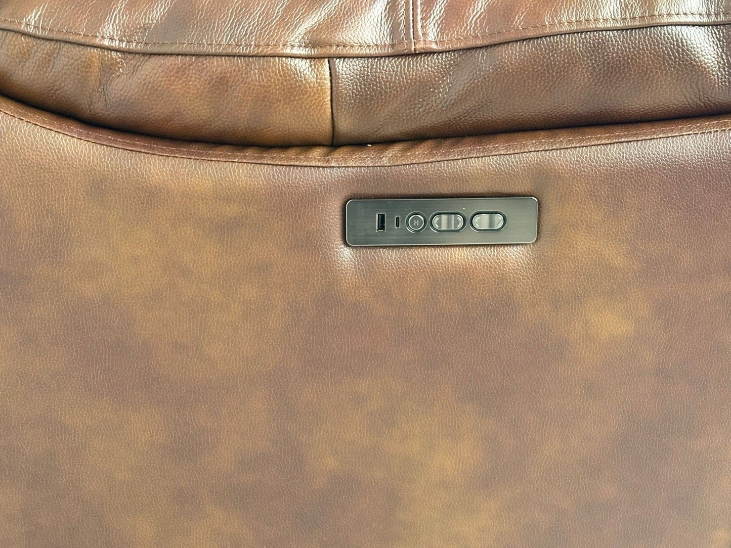 DFS Bravado Leather 3 Seater Sofa, Power Recliners, Fold Down Table - RRP £1,999