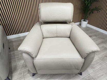 Furniture Village JUDE Style Leather 2 Seater Sofa + Armchair Set - RRP £4,440