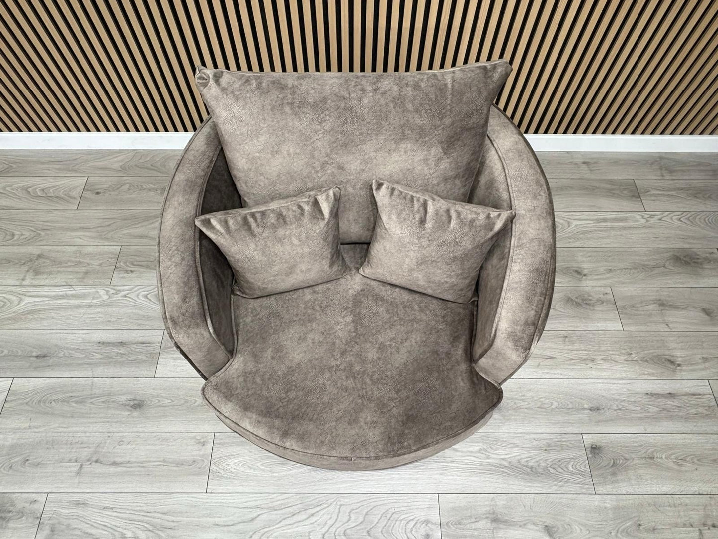 DFS - CHERISHED Style Fabric Swivel Armchair, Formal Back - RRP £949