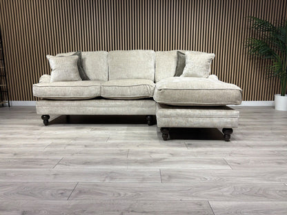 Laura Ashley HERITAGE Style Fabric 3 Seater Chaise Sofa - RRP £2,800