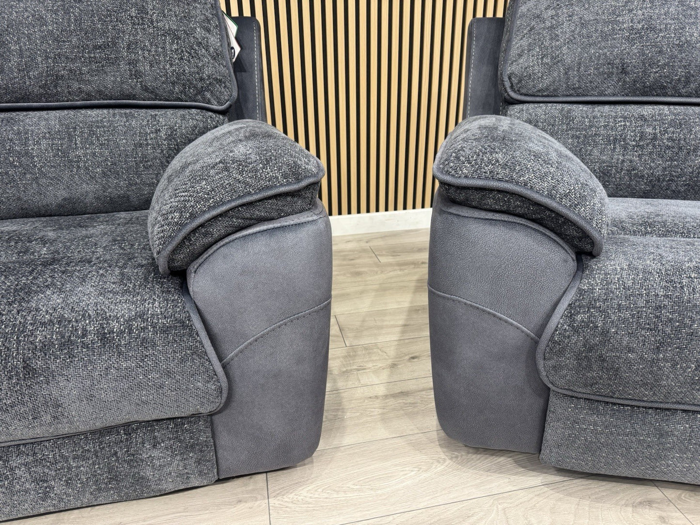 DFS Fontaine 2 x 2 Seater Power Recliner Sofa Set  - RRP £1,958