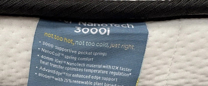IGEL Nanotech 3000i 4ft 6 Double Mattress, Soft - RRP £1,349