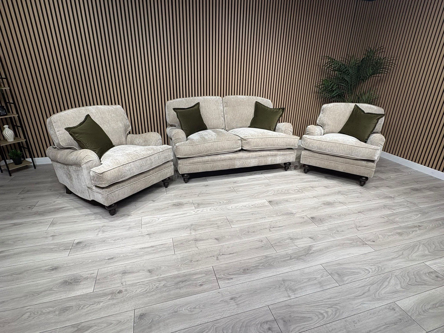 Laura Ashley HERITAGE Style Fabric 2 Seater Sofa + 2x Armchairs Set - RRP £3725