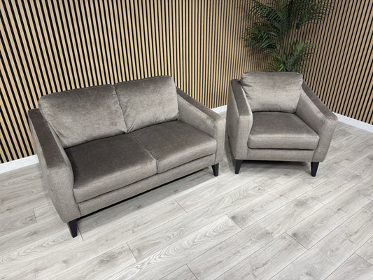 John Lewis BAILEY Style Fabric 2 Seater + Armchair Set - RRP £2590