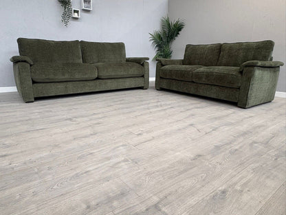 Furniture Village BOXY Fabric 3 + 2 Seater Mini Arm Sofa Set - RRP £3690