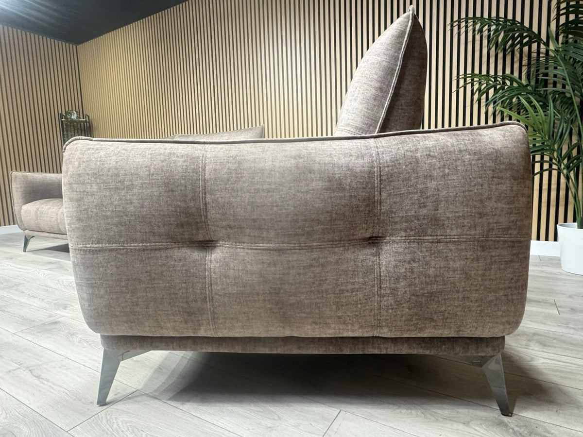SCS Ostellato Fabric 3 Seater Sofa + Armchair, Adjustable Back Rests - RRP £2098