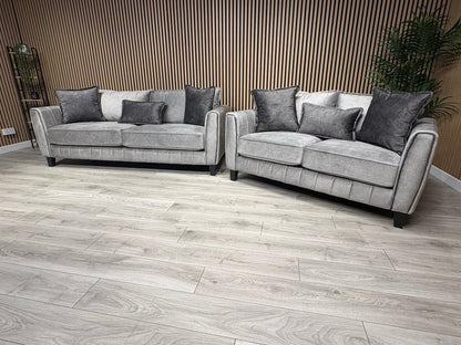 DFS - Cherished Style 3 + 2 Seater Sofa Set, Formal Back - RRP £2,399