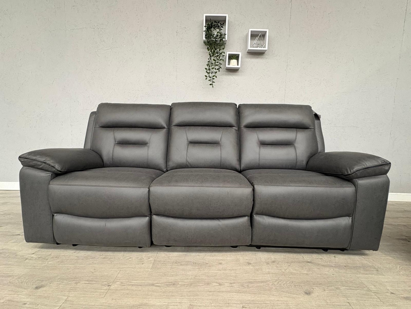 DFS New Braylan 3 Seater + 2 Seater Fabric Manual Recliner Sofa Set - RRP £1778