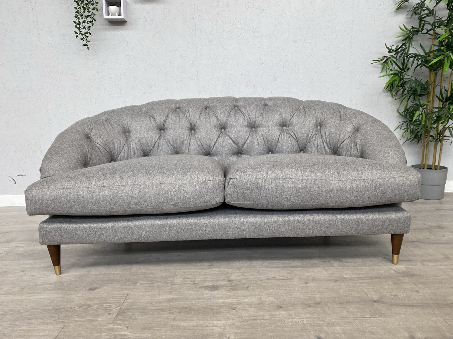 John Lewis - SWOON RADLEY Medium 2 Seater Sofa, Cinder Wool Grey - RRP £1,499
