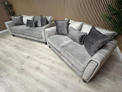 DFS - Cherished Style 3 + 2 Seater Sofa Set, Formal Back - RRP £2,399