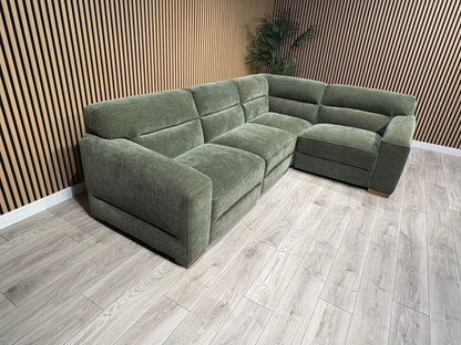 Denver Fabric Modular Corner Sofa ( RHF or LHF ), Dark Sage  - RRP £2399