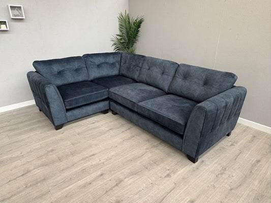 Furniture Village ARIANA Small Fabric LHF Classic Back Corner Sofa - RRP £3,695