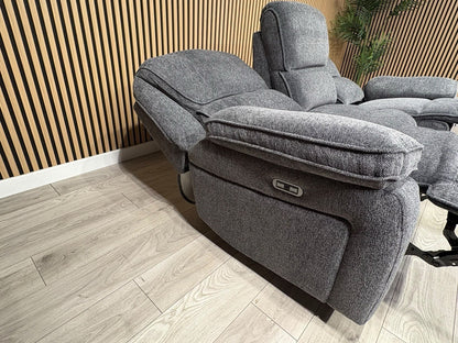 ORLANDO Fabric 3 Seater Power Recliner Sofa - RRP £1799