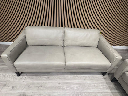 John Lewis BAILEY Style 3 Seater + 2 Seater Leather Sofa Set RRP £3978
