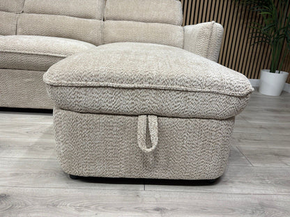 WINDSOR Premium Fabric LHF or RHF Chaise Sofa Bed with Storage - RRP £1399