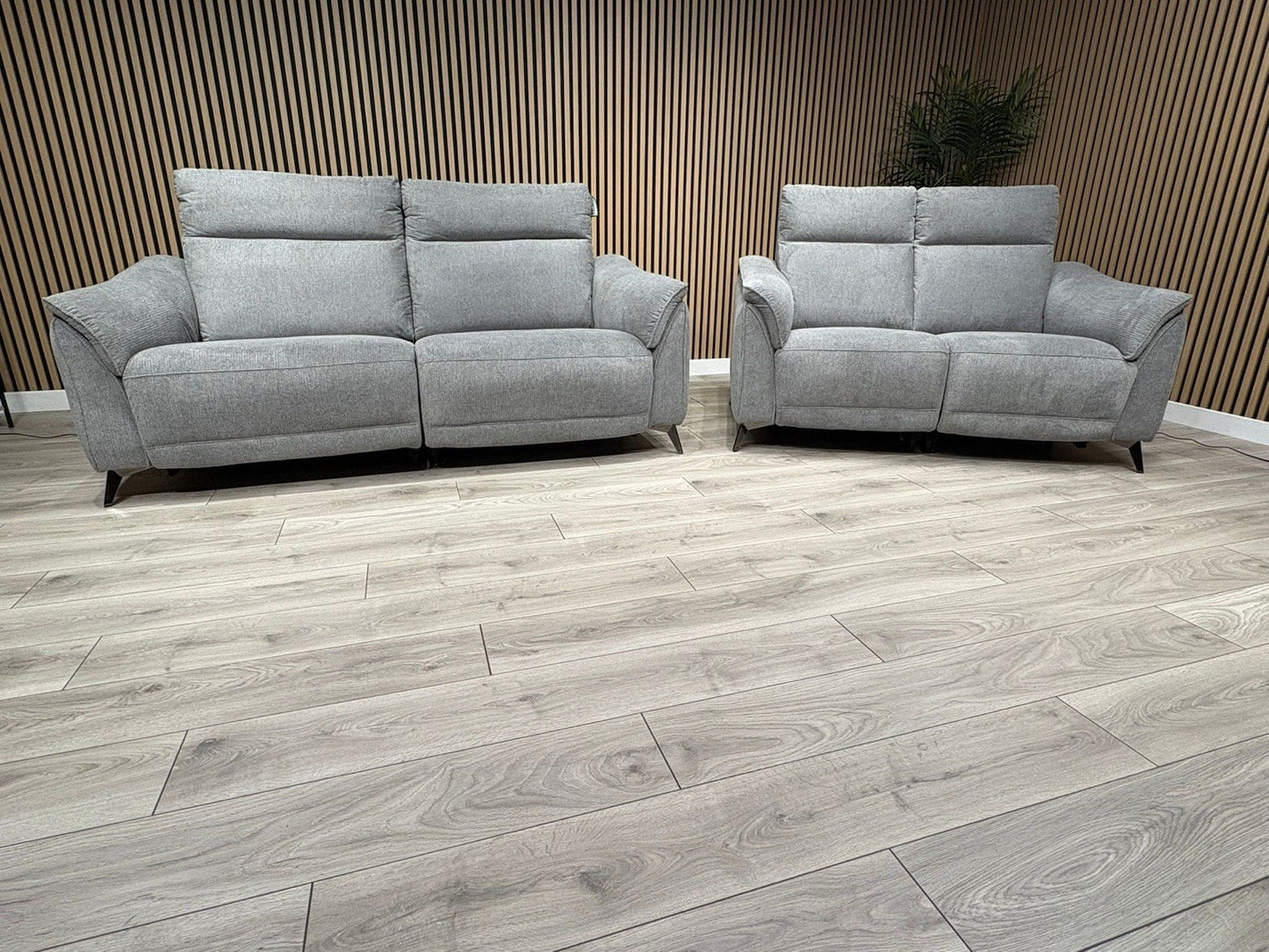 Vicenza Fabric Power Recliner 3 + 2 Seater Sofa Set - RRP £3599