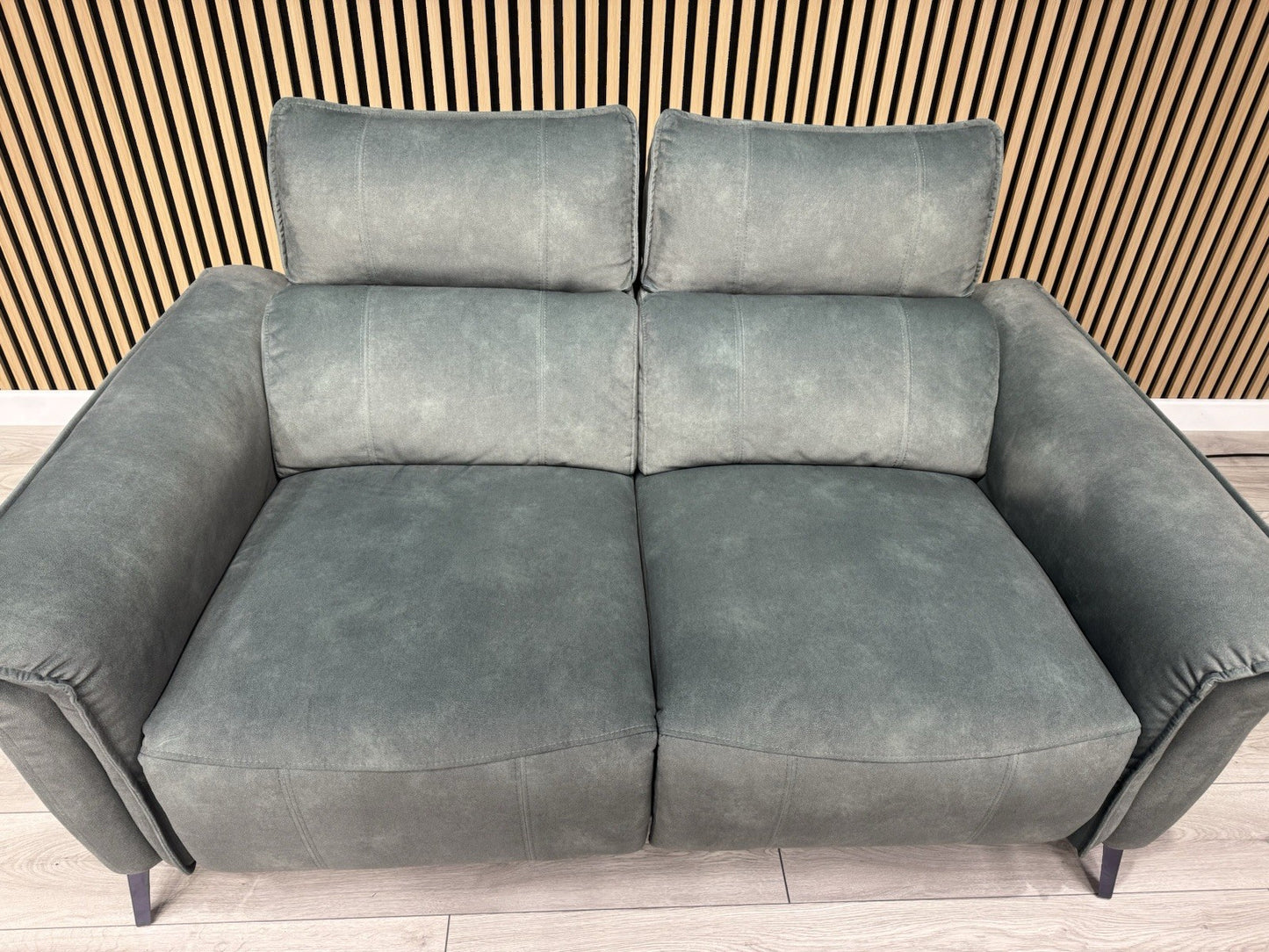 Furniture Village JUDE Fabric 2 Seater Power Recliner Sofa, Fern - RRP £1,895