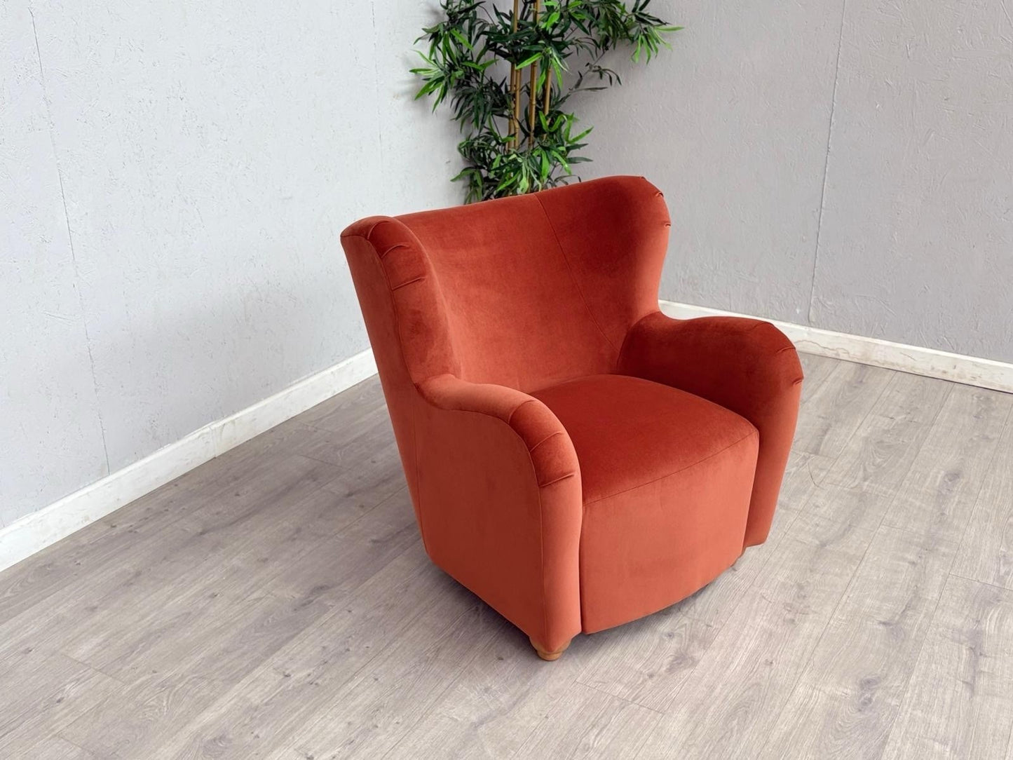 Westbridge BACHO Fabric Wingback Accent Chair / Armchair - RRP £899