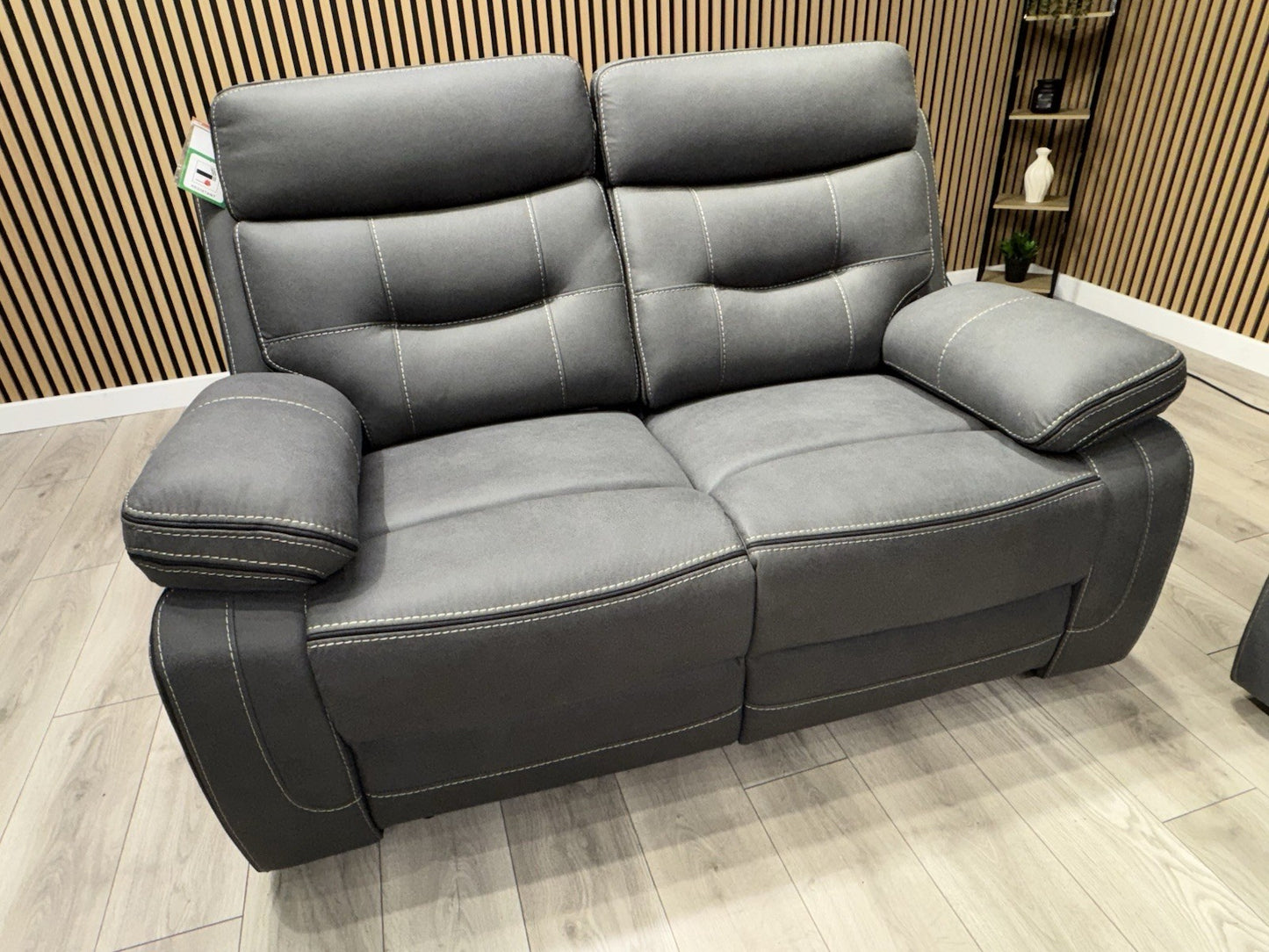 DFS Eiger Style Fabric 3+2 Seater Power Sofa Set RRP £2788