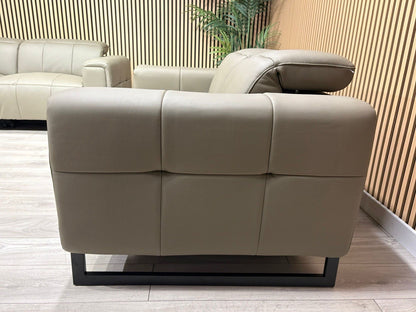 MARELLA 3 Seater + 2 Seater Power Recliner Leather Sofa Set RRP £4399