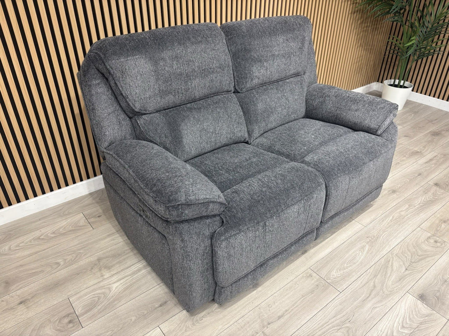 ORLANDO Fabric 2 Seater Power Recliner Sofa - RRP £1599