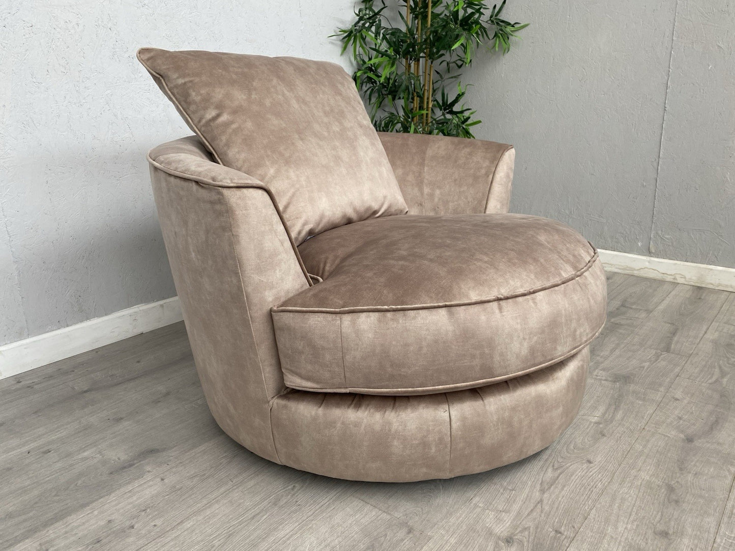 Furniture Village LEGEND Fabric Swivel Chair / Armchair - RRP £799