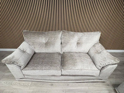 Oak Furnitureland RAVELLO Style Fabric 3 + 2 Seater Sofa Set - RRP £2,798
