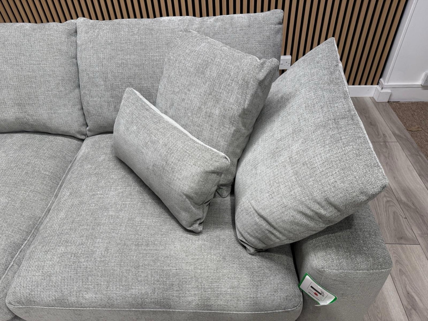 Furniture Village SUMPTUOUS Fabric 4 Seater Sofa + Snuggler Chair - RRP £4,190