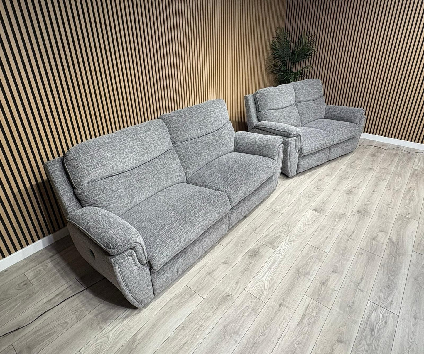 SCS Ashton Fabric Power Recliner 3 + 2 Seater Sofa Set - RRP £2998