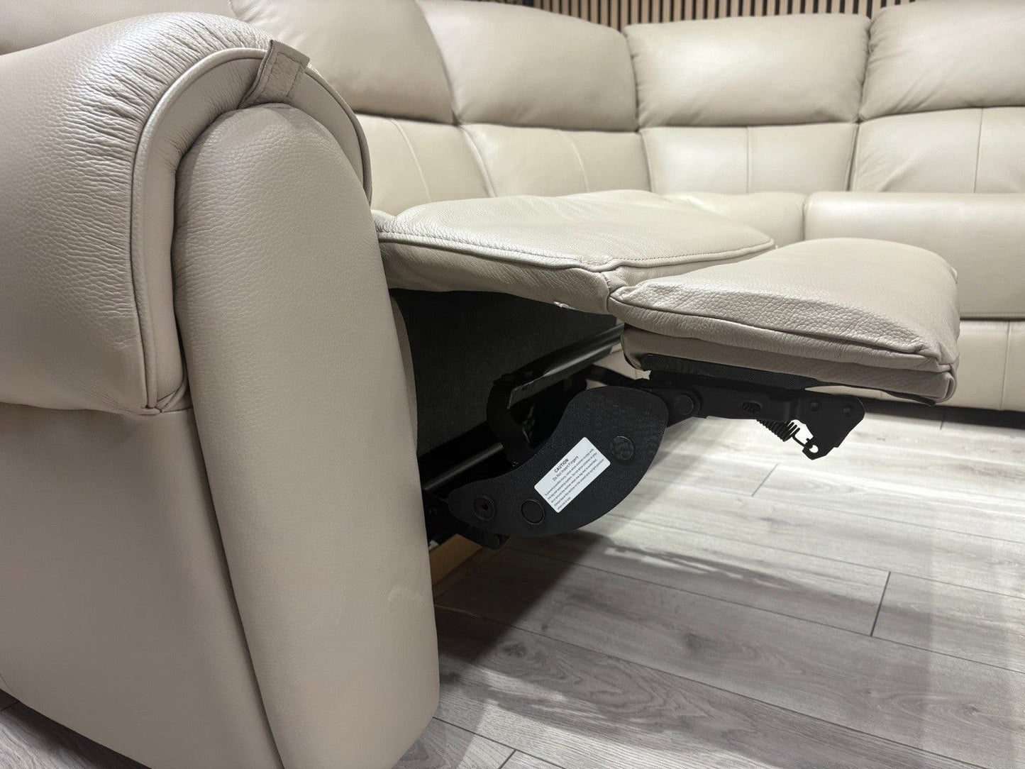 Oak FurnitureLand - Ezra Leather Modular Corner Sofa Power Recliners - RRP £3549