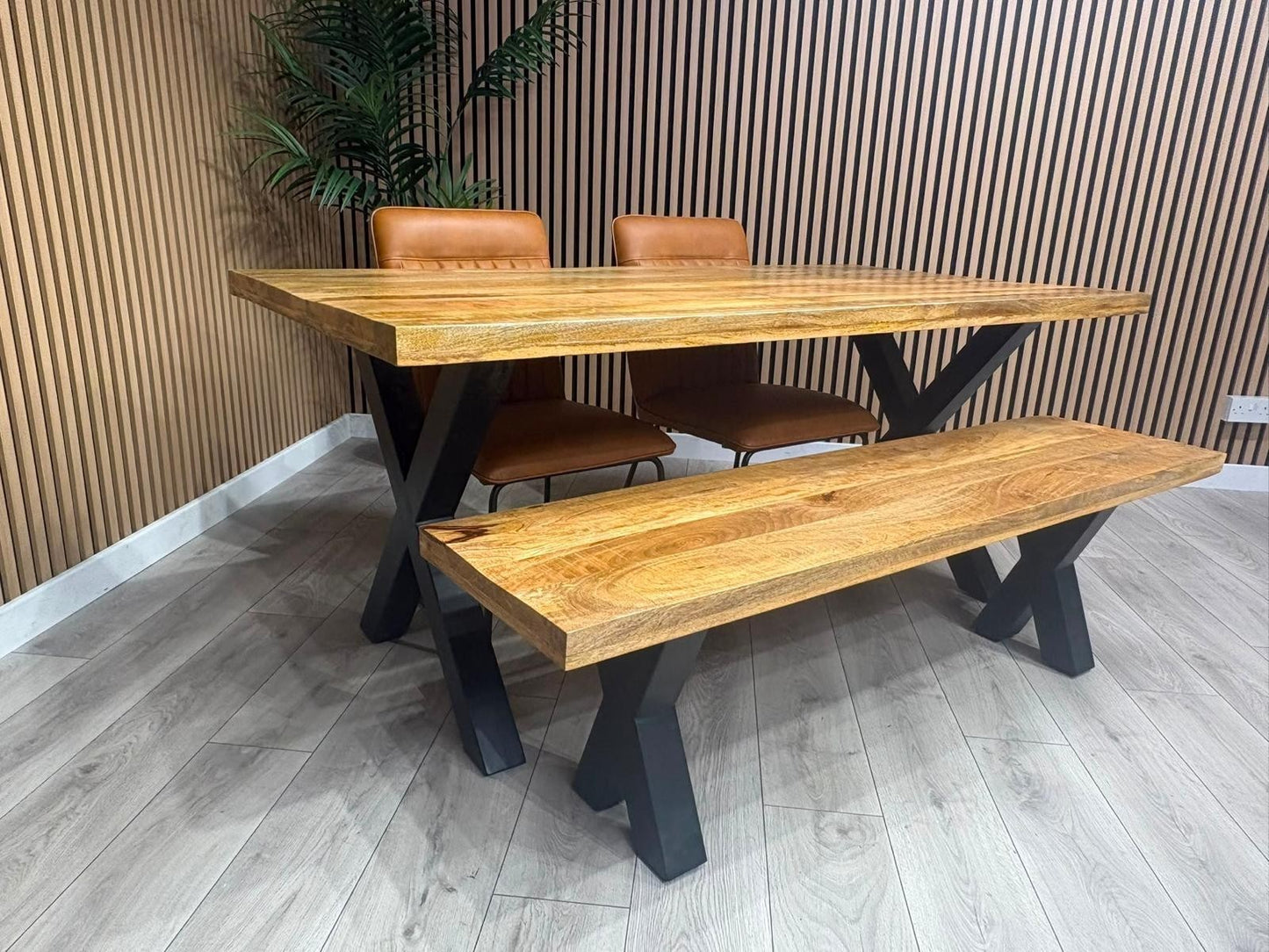 Next Sample - Cuba Mango Wood Dining Set, Different Combinations Available