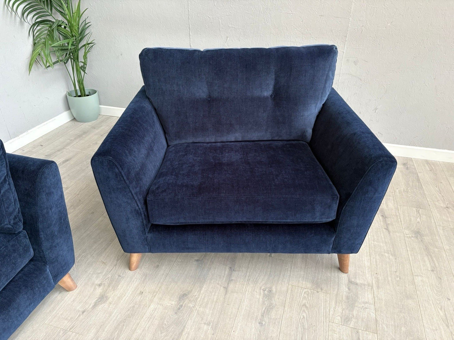 Dunelm - Peyton Grand Fabric 4 Seater Sofa + Love Chair / Armchair  - RRP £2,428