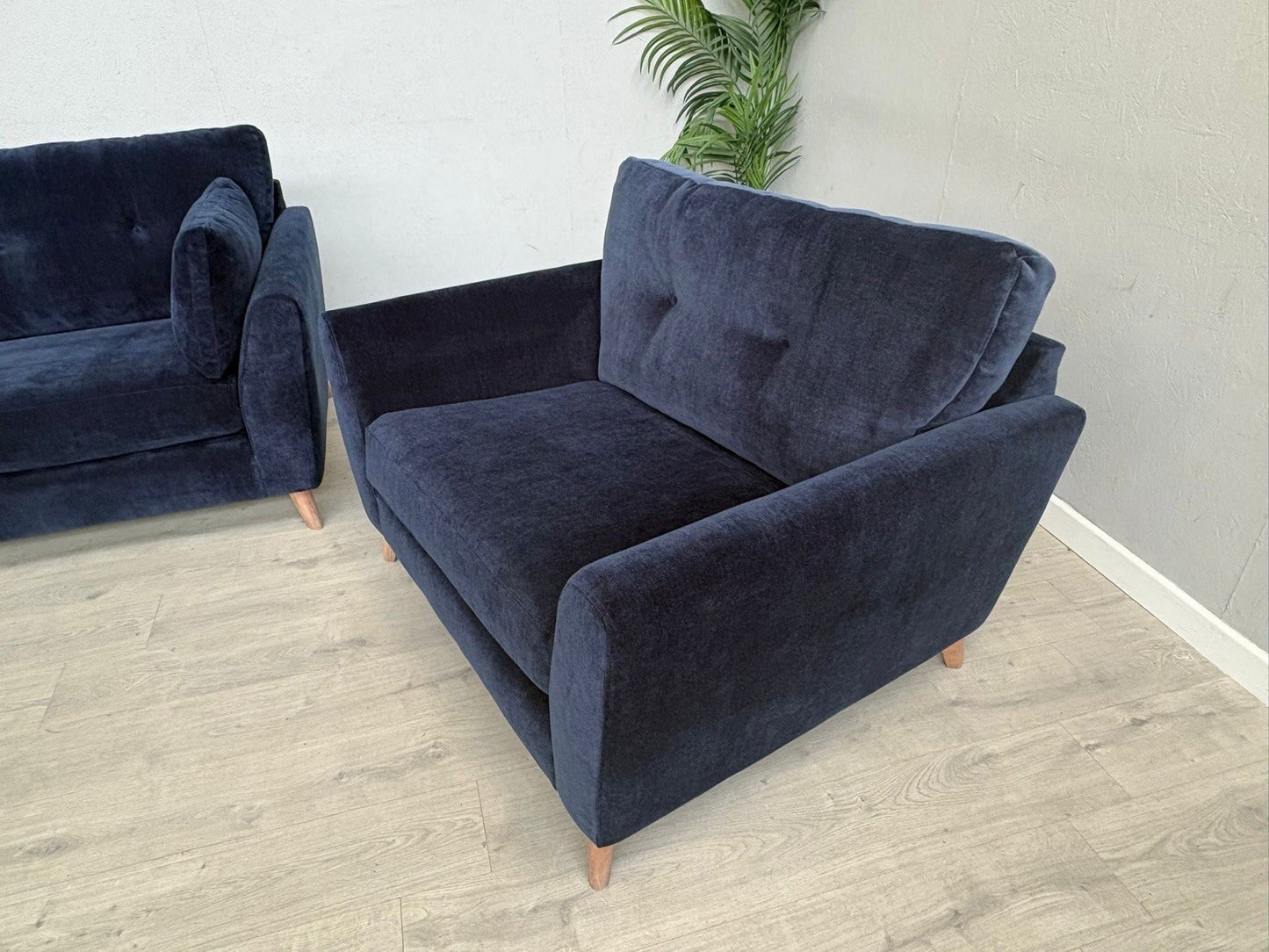 Dunelm - Peyton Grand Fabric 4 Seater Sofa + Love Chair / Armchair  - RRP £2,428