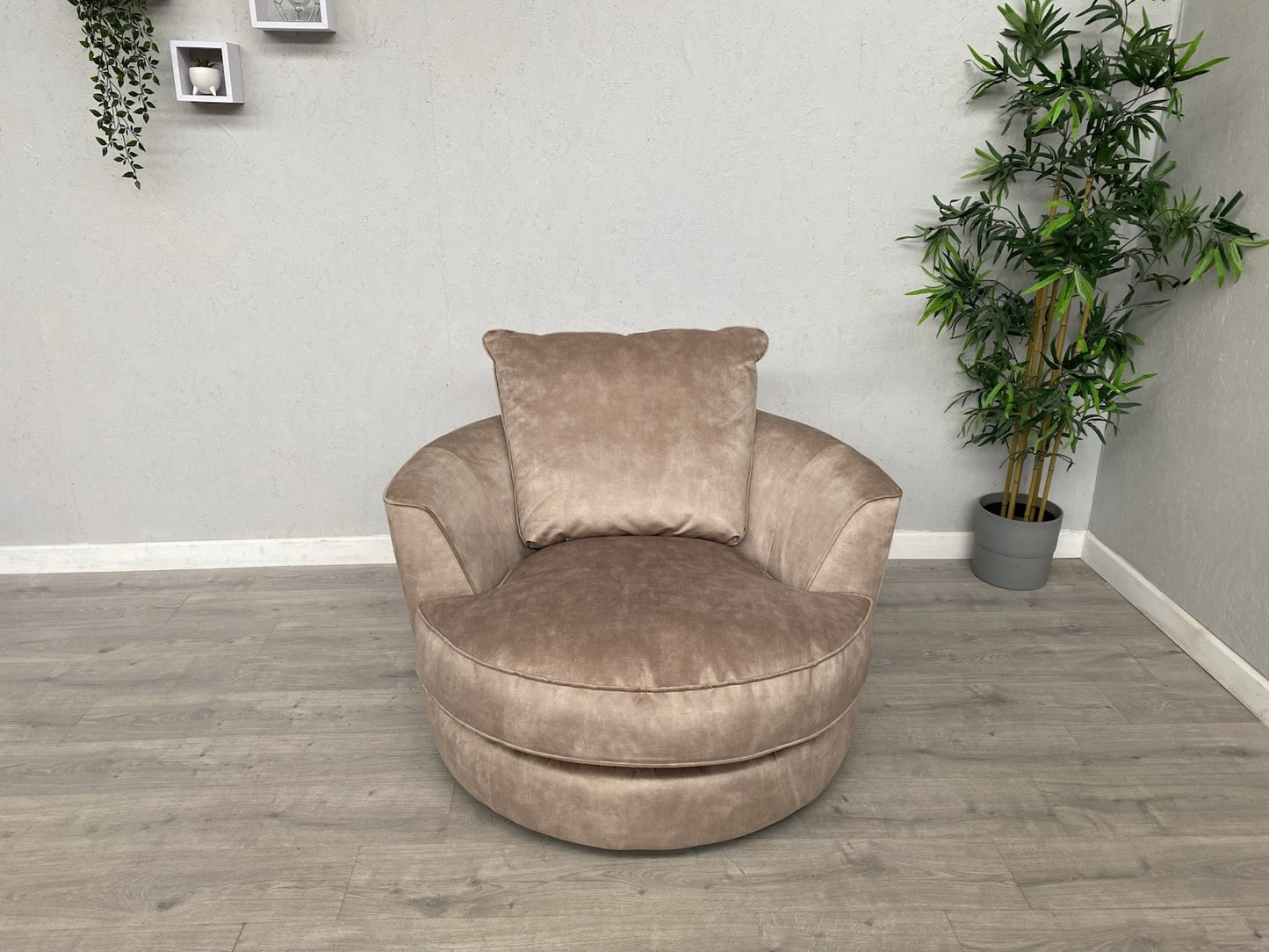 Furniture Village LEGEND Fabric Swivel Chair / Armchair - RRP £799