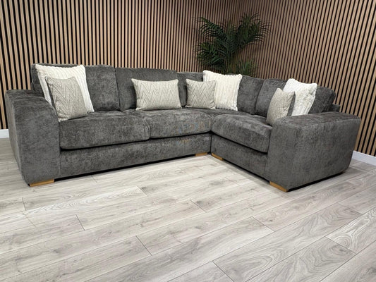 DFS Sample Pandora Fabric RHF 2c1 Corner Sofa RRP: £3295