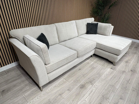 Furniture Village SASHA Fabric Large RHF Chaise Corner Sofa - RRP £3,295
