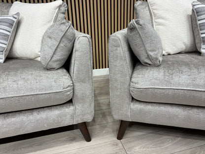 Very Home SANREMO Fabric 3 Seater + 2 Seater Sofa Set - RRP £2,948