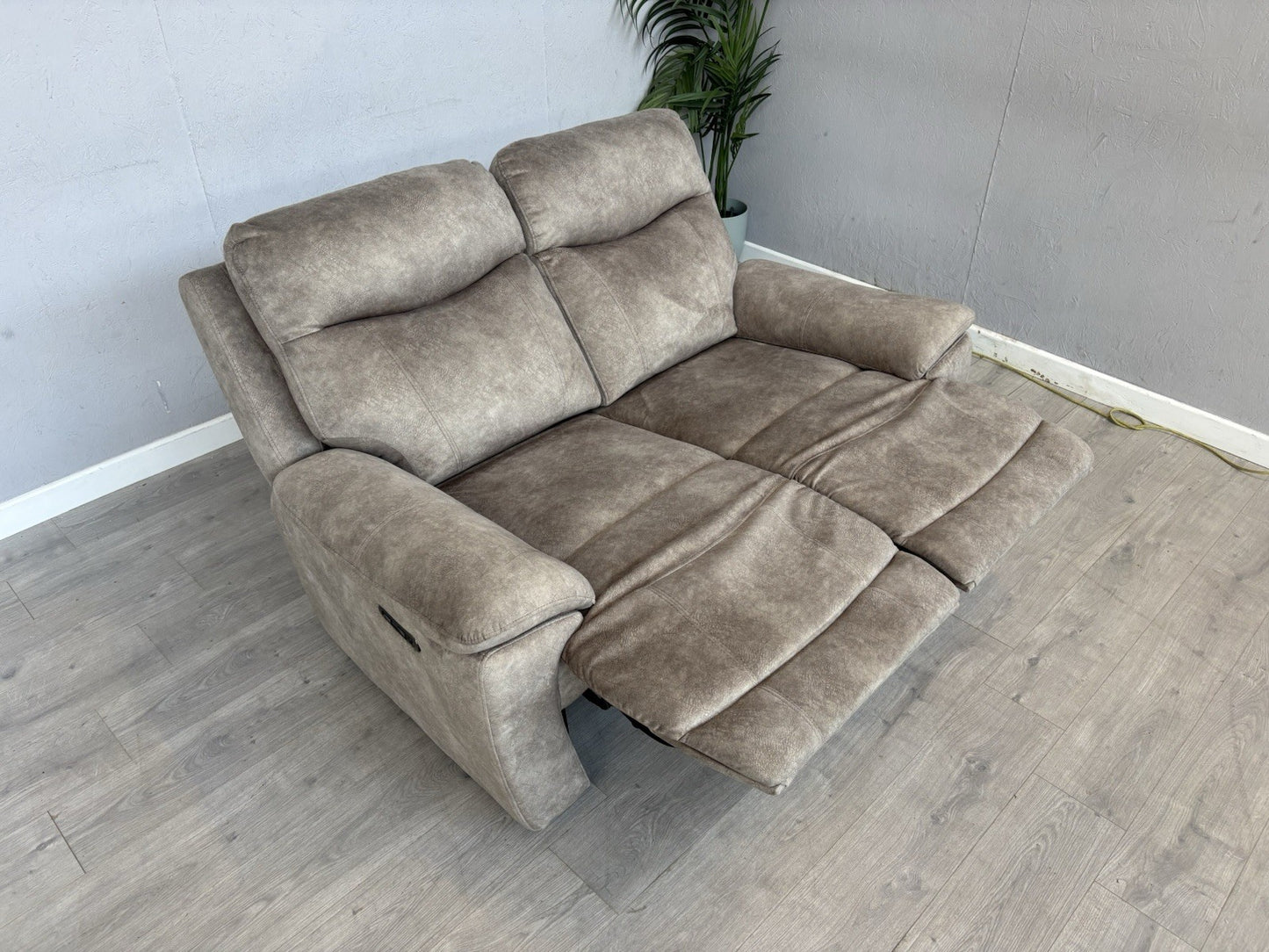 Furniture Village SLOANE Fabric 2 Seater Power Recliner Sofa - RRP £945
