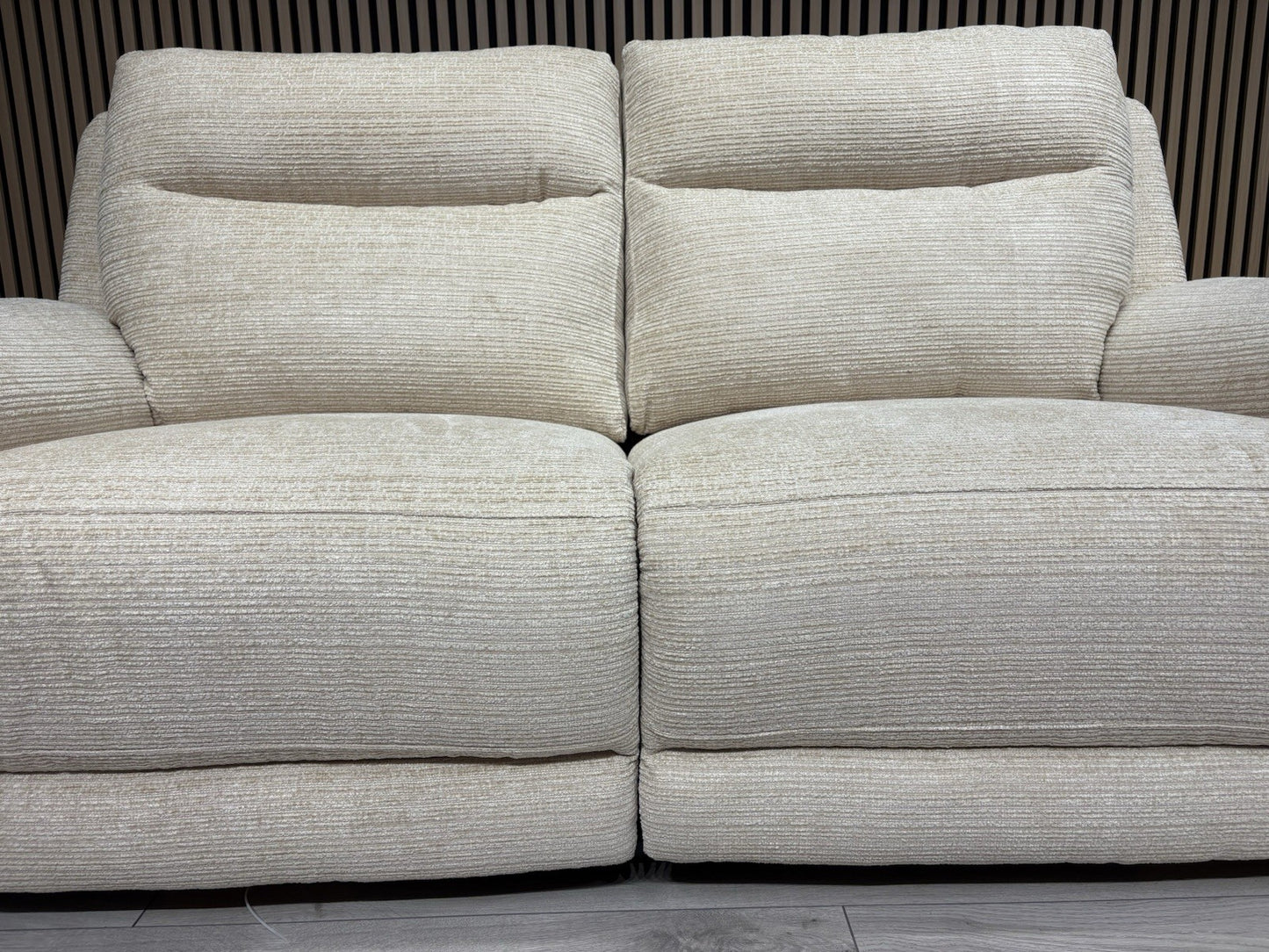 NAVONA 3 Seater + 2 Seater Fabric Sofa Set, Power Recliners - RRP £3,298