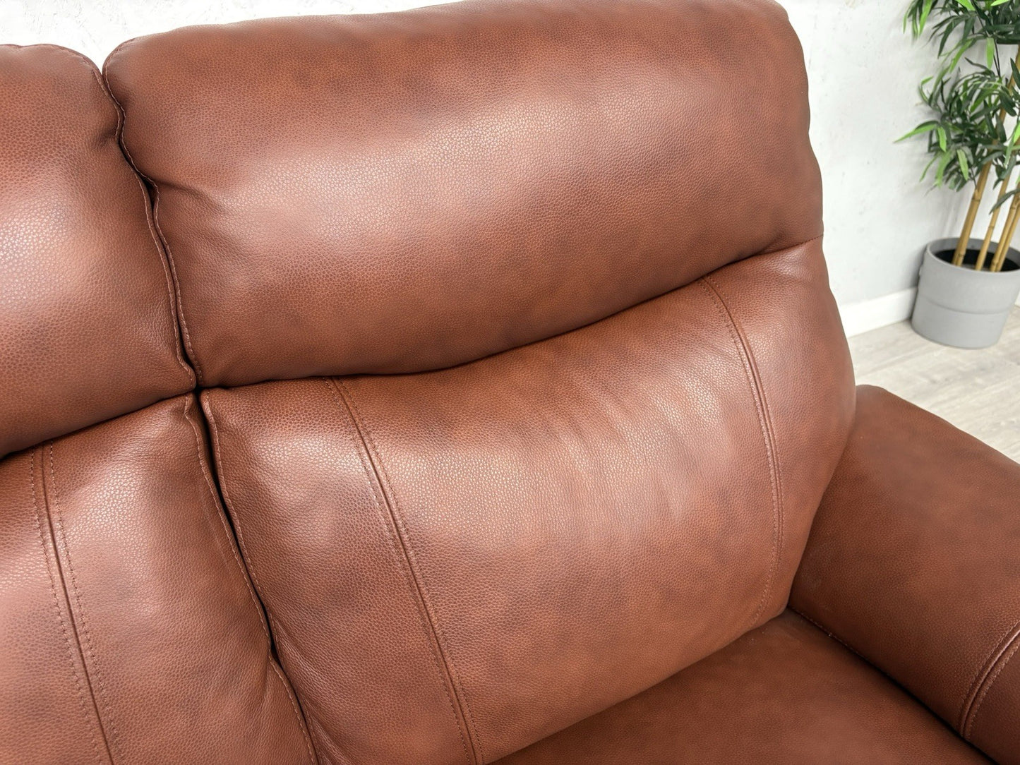 Furniture Village SLOANE Leather 2 Seater Sofa - RRP £1,295