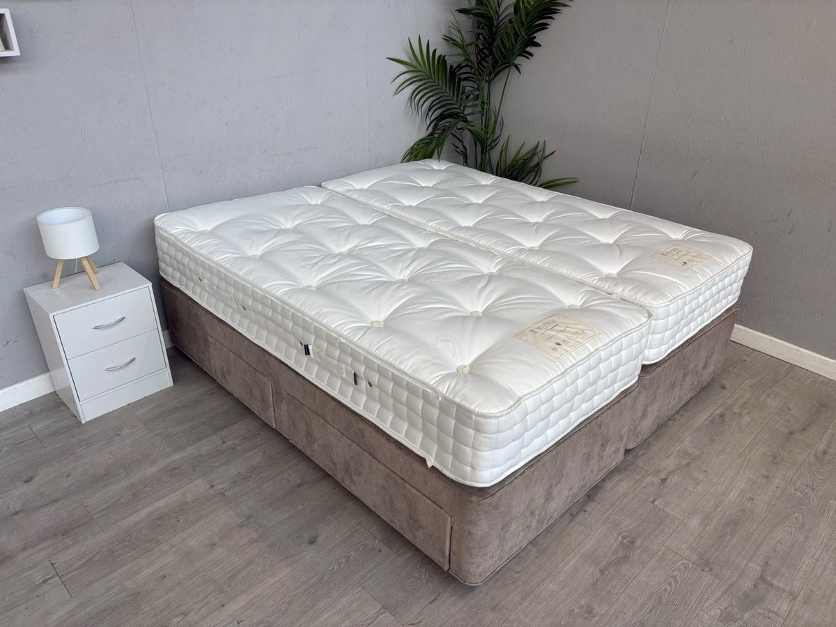 HYPNOS Inspired By Nature 02 6ft Superking Zip & Link Mattress, Med - RRP £3,699