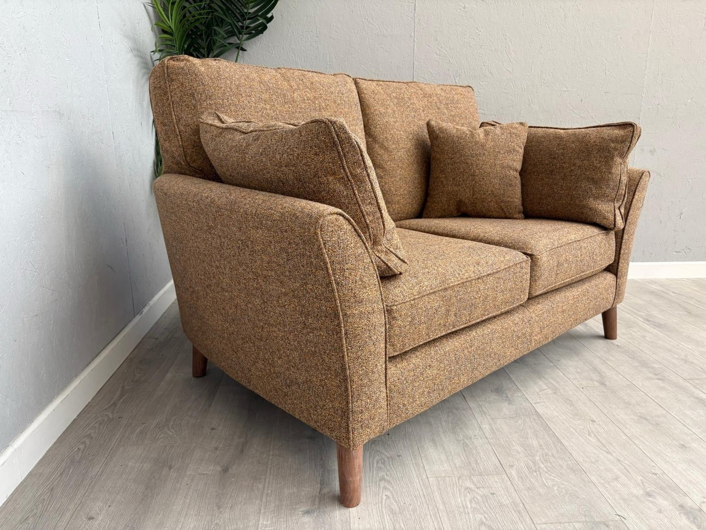 Westbridge DIXIE Small Fabric 2 Seater Sofa, Ochre - RRP £1,899