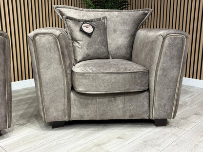 DFS - CHERISHED Style 3 Seater Sofa + Armchair Set, Formal Back - RRP £2,198