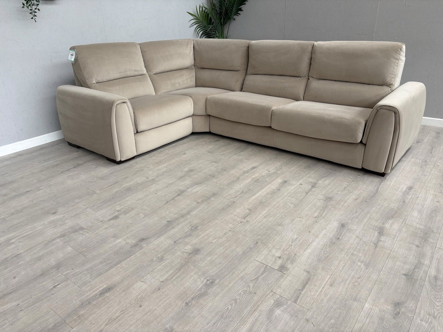 F.V Flex LHF Corner Sofa Bed with Power Recliner & Storage Arms - RRP £2945